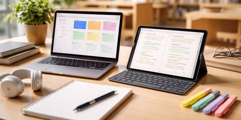 Apps para tomar apuntes y estudiar mejor: Notion vs OneNote vs Obsidian (con plantillas recomendadas)