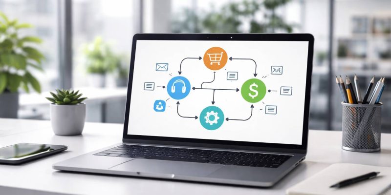Automatización no-code para negocios: 15 procesos que puedes conectar con Zapier o Make en una tarde